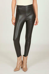 Vintage Havana All Bottoms | Women Black Faux Leather Legging Black