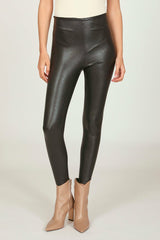 Vintage Havana All Bottoms | Women Black Faux Leather Legging Black