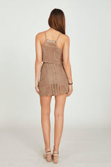 Vintage Havana All Bottoms | Women Cocoa Circle Crochet Skirt Cocoa