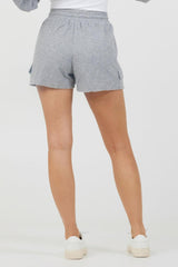 Vintage Havana All Bottoms | Women Heather Grey Bounded Textured Jersey Shorts Heather Grey