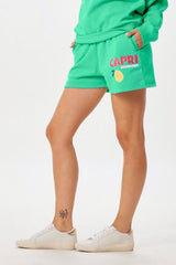 Vintage Havana All Bottoms | Women Surf Green Capri Jet Setter Surf Wash Shorts Surf Green