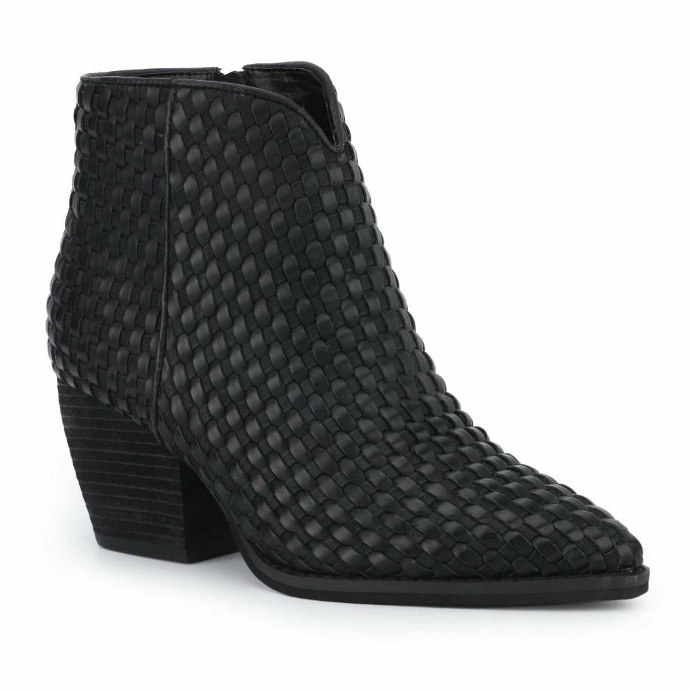 Vintage Havana Boots/ Booties | Women CASSIDY - BLACK WOVEN Black Woven