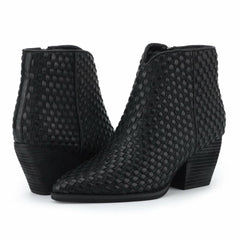 Vintage Havana Boots/ Booties | Women CASSIDY - BLACK WOVEN Black Woven
