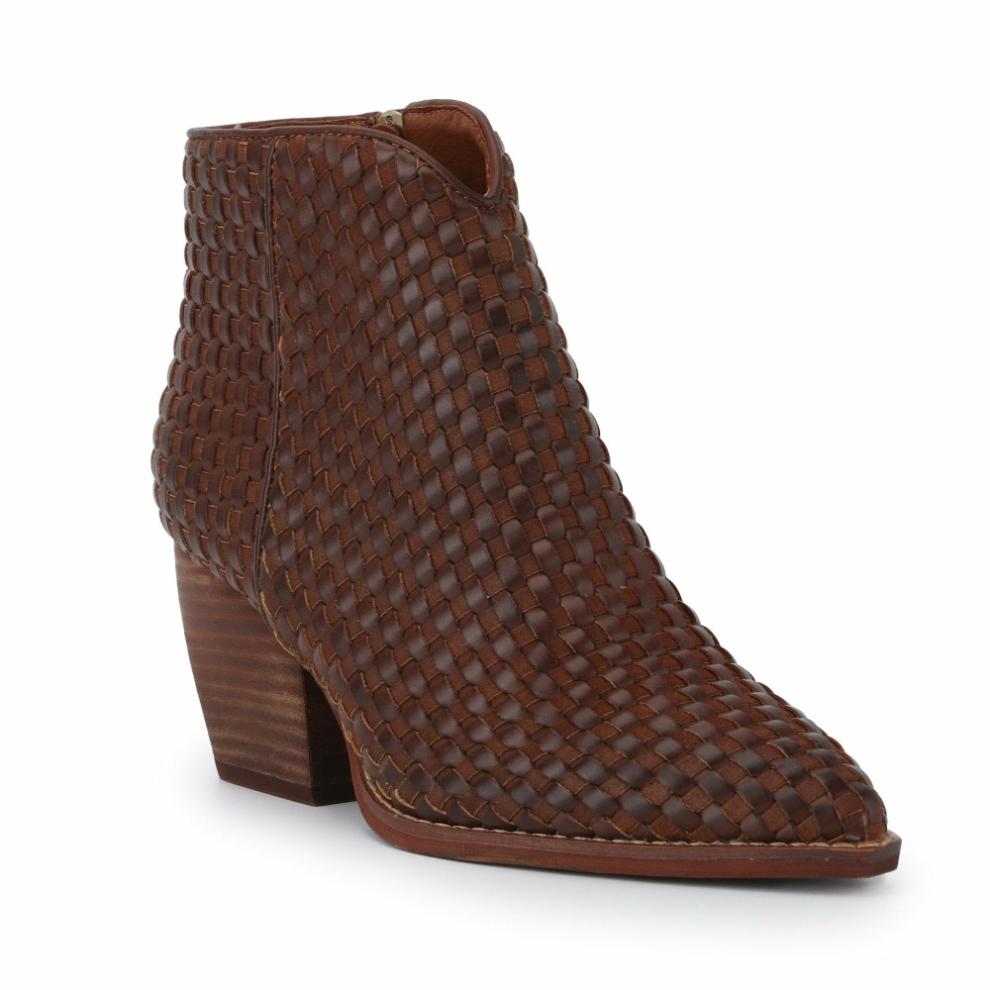 Vintage Havana Boots/ Booties | Women CASSIDY - BROWN WOVEN Brown Woven