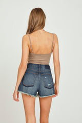 Vintage Havana Casual Tops | Women Mushroom Double Twist Front Top Mushroom