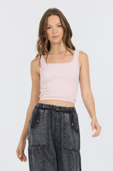 Vintage Havana Casual Tops | Women Soft Pink Seamless Tank Top Soft Pink
