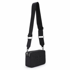 Vintage Havana Crossbody | Women HENNA BAG - BLACK METALLIC