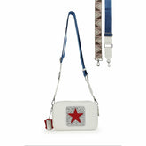 Vintage Havana Crossbody | Women LEGEND 6 BAG - WHITE RED