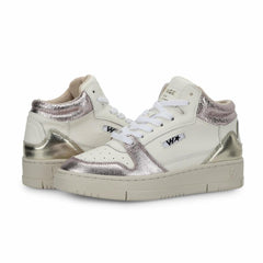 Vintage Havana High Tops | Women CELESTE 3 - WHITE METALLIC White Metallic