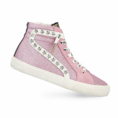 Vintage Havana High Tops | Women KIDS WALLY HIGH - PINK GLITTER Pink Glitter