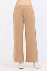 Vintage Havana Joggers | Women Caramel Cloud Fleece Flare Pant Caramel
