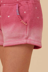 Vintage Havana Kids Bottoms | Women Acid Berry Shorts W/ Pocket Stitching Acid Berry