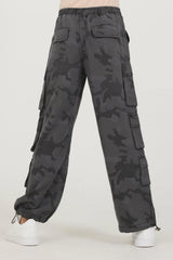 Vintage Havana Kids Bottoms | Women Kids Camo Tencel Cargo Pant Camo