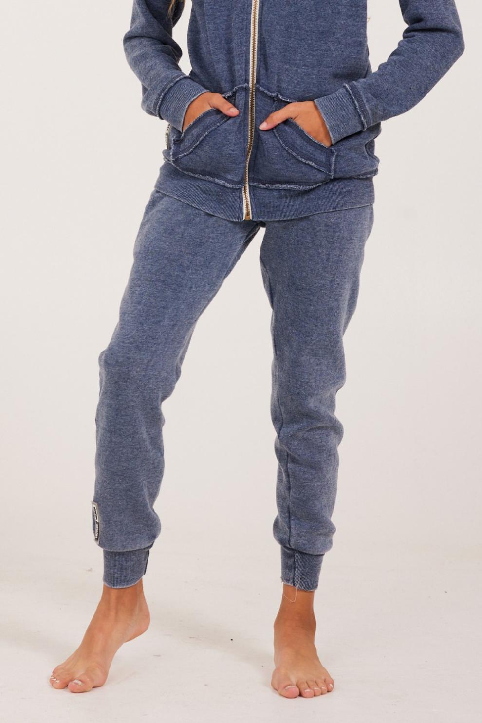 Vintage Havana Kids Bottoms | Women Unisex Cuff Bottom Sweatpants Deep Navy
