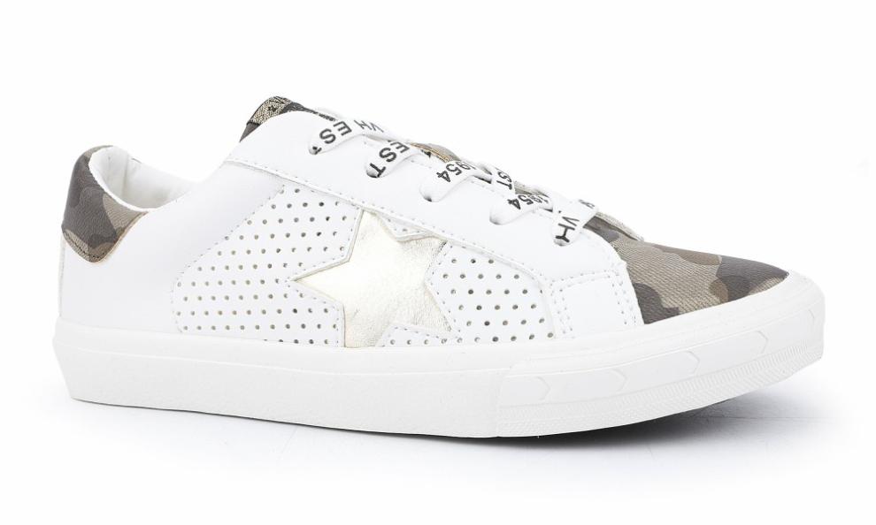 Vintage Havana Kids Sneakers | Women KIDS GLORIA - WHITE CAMO MULTI White Camo Multi