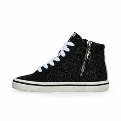 Vintage Havana Kids Sneakers | Women KIDS RITA - BLACK GLITTER MIX Black Glitter Mix