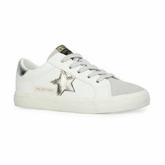 Vintage Havana Kids Sneakers | Women KIDS VALERY - WHITE PEBBLED WASHED SILVER White Pebbled Washed Silver