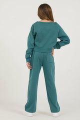 Vintage Havana Kids Tops | Women Kids Teal Off Shoulder Teal