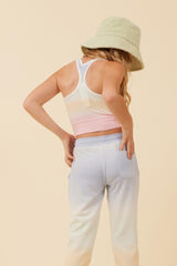 Vintage Havana Kids Tops | Women Sunstruck Ombre Racerback Crop Top Sunstruck Ombre