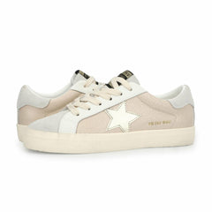 Vintage Havana Low Tops | Women FLAIR 30 - TAUPE CRACKED LEATHER Taupe Cracked Leather