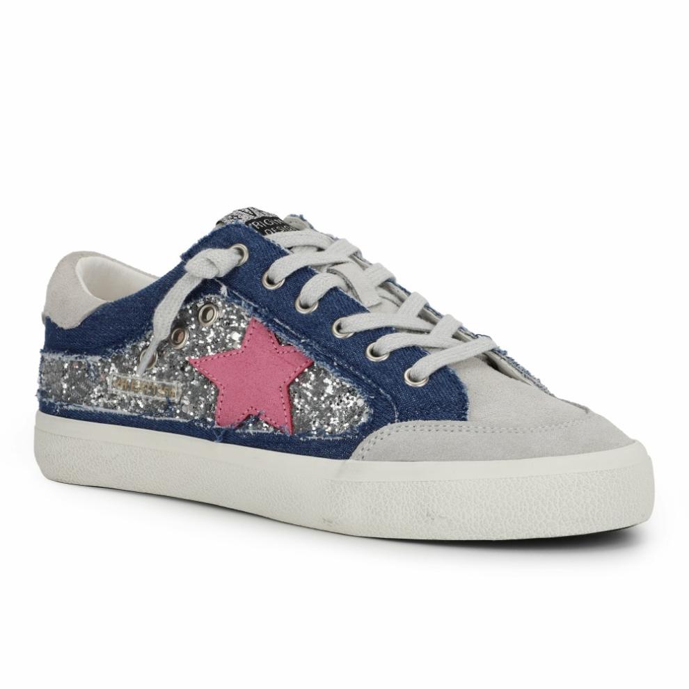 Vintage Havana Low Tops | Women SELENE - DENIM SPARKLE MULTI Denim Sparkle Multi