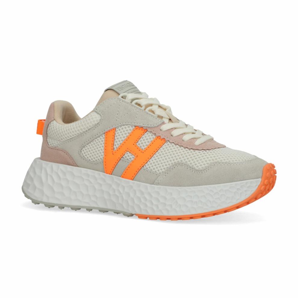 Vintage Havana Low Tops | Women STARLING - GREY NUDE ORANGE Grey Nude Orange