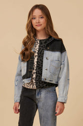 Vintage Havana Outerwear | Women COLORBLOCKED DENIM JACKET Denim