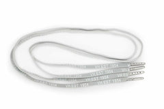 Vintage Havana Shoe Laces | Women GREY WHITE SILVER TIP LACES