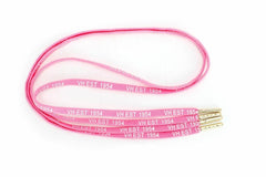 Vintage Havana Shoe Laces | Women PINK WHITE GOLD TIP LACES