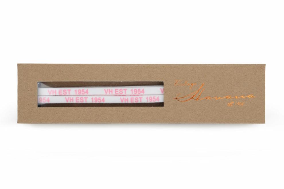 Vintage Havana Shoe Laces | Women WHITE PINK SILVER TIP LACES