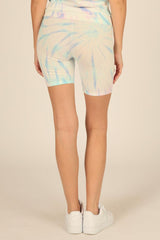 Vintage Havana Shorts | Women Tulum Lavender Tie Dye Biker Shorts Tulum Lavender