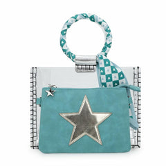 Vintage Havana Small Bags | Women MINI MOLLY - SCARF TURQUOISE