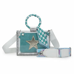 Vintage Havana Small Bags | Women MINI MOLLY - SCARF TURQUOISE