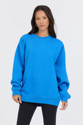 Vintage Havana Sweatshirts | Women Blue Proweave Crewneck Blue