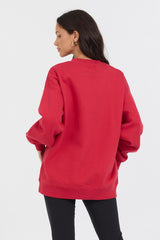 Vintage Havana Sweatshirts | Women Red Proweave Crewneck Red