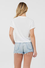 Vintage Havana Tees | Women La Dolce Vita White Destination Printed Tee White