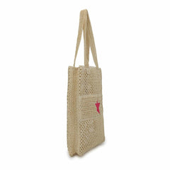 Vintage Havana Top Handle | Women BASIC BAG 1 - PINK/CROCHET