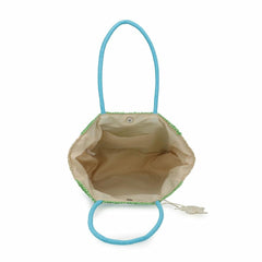 Vintage Havana Top Handle | Women SLAM BAG 1 - TURQUOISE