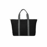 Vintage Havana Top Handle | Women WOW BAG 2 - BLACK/CHECKERED