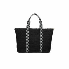 Vintage Havana Top Handle | Women WOW BAG 2 - BLACK/CHECKERED