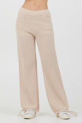Vintage Havana All Bottoms | Women Bali Beige Open Crochet Tie Pants Bali Beige