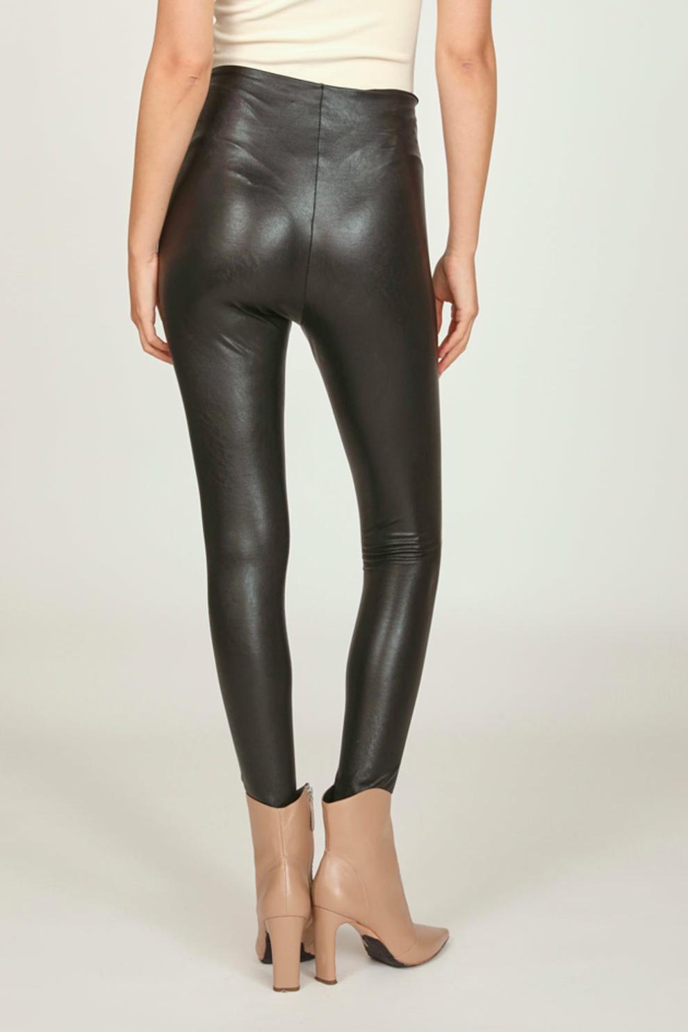 Vintage Havana All Bottoms | Women Black Faux Leather Legging Black