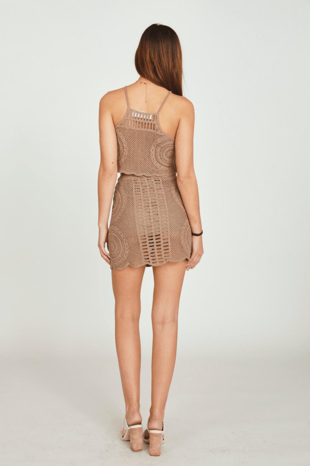 Vintage Havana All Bottoms | Women Cocoa Circle Crochet Skirt Cocoa