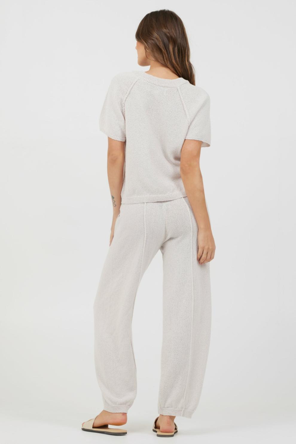Vintage Havana All Bottoms | Women Coconut Relaxed Rib Knit Pants Coconut
