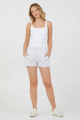 Vintage Havana All Bottoms | Women Grey Icicle Essential Fleece Shorts Grey Icicle