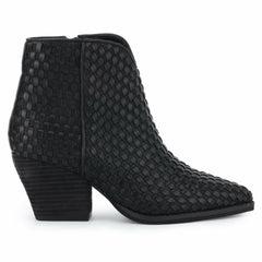 Vintage Havana Boots/ Booties | Women CASSIDY - BLACK WOVEN Black Woven
