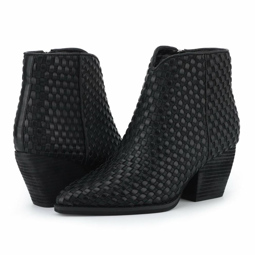 Vintage Havana Boots/ Booties | Women CASSIDY - BLACK WOVEN Black Woven