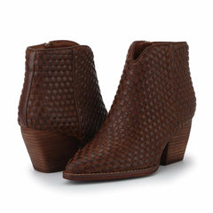 Vintage Havana Boots/ Booties | Women CASSIDY - BROWN WOVEN Brown Woven