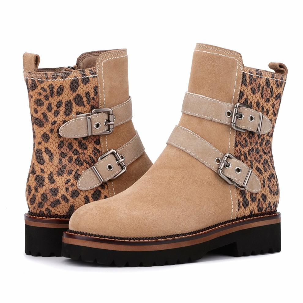 Vintage Havana Boots/ Booties | Women Curtis - Sand Cheetah Sand Cheetah