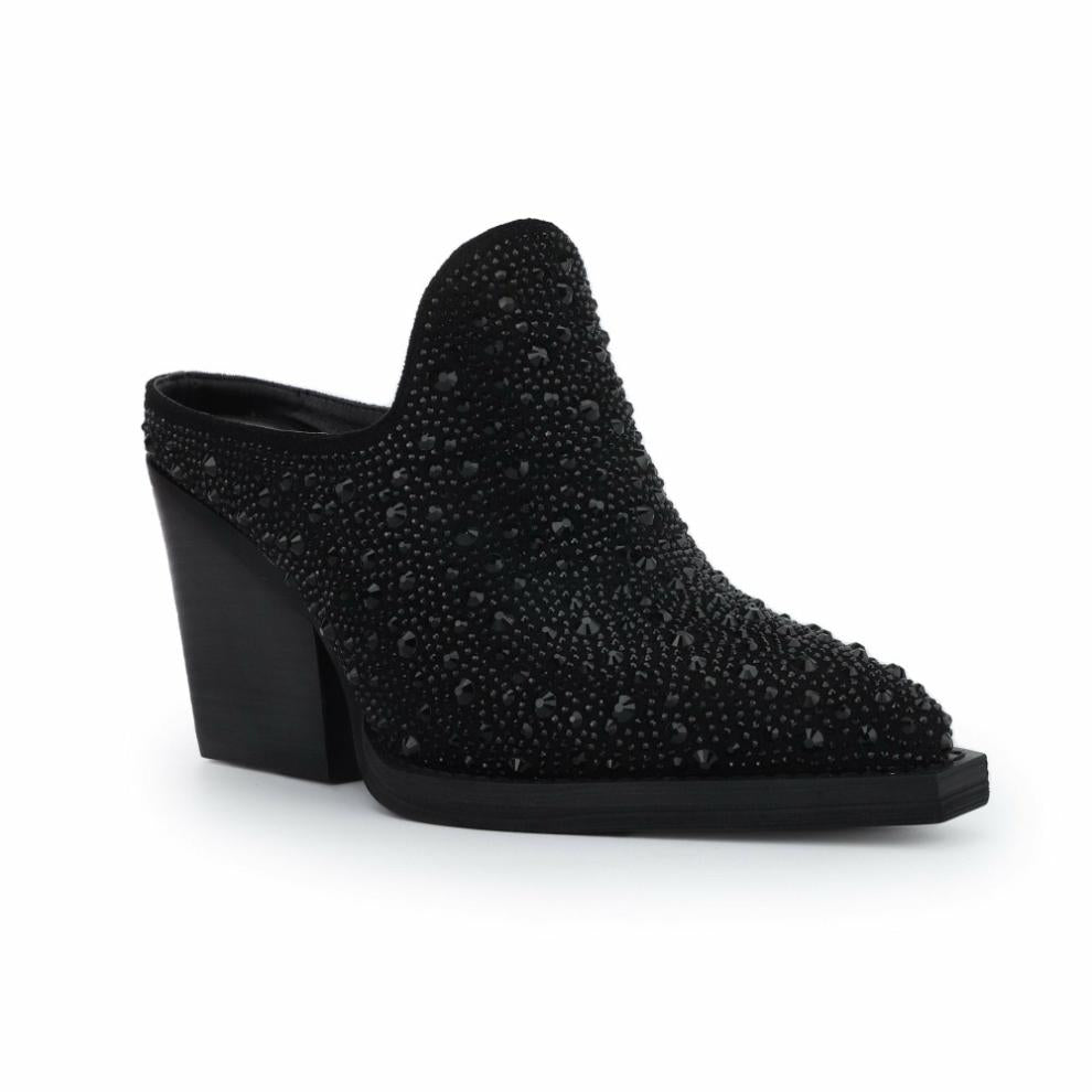 Vintage Havana Boots/ Booties | Women DANTE - BLACK RHINESTONES Black Rhinestones